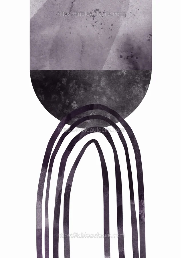 Boho Abstract Print (103) apercu