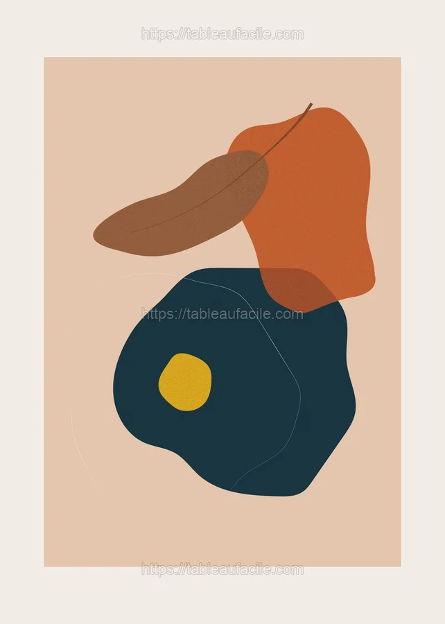 Boho Abstract Print (105) apercu