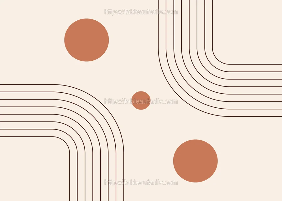 Boho Abstract Print (11) apercu