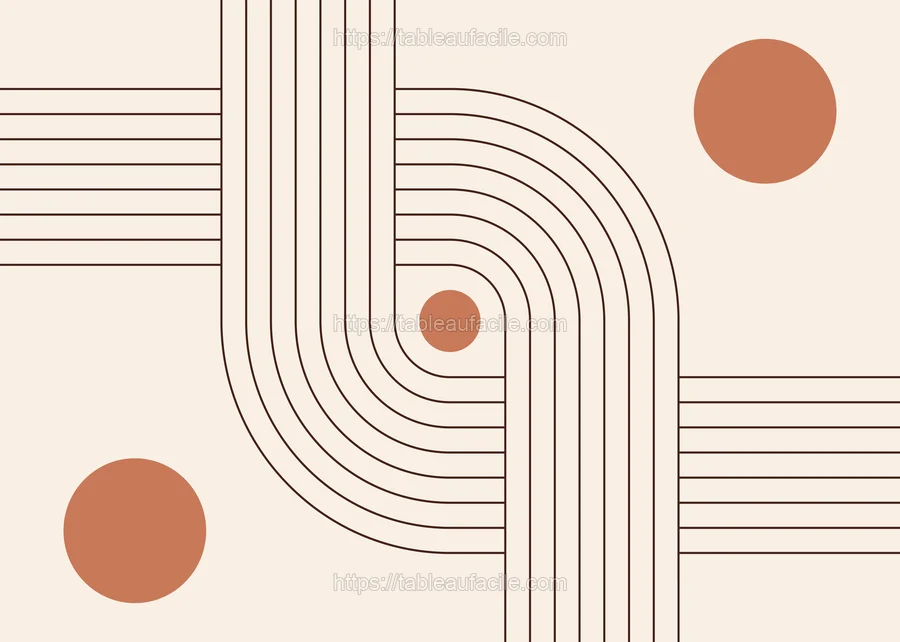 Boho Abstract Print (12) apercu