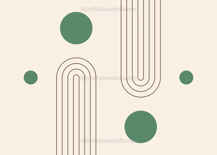 Boho Abstract Print (13) apercu
