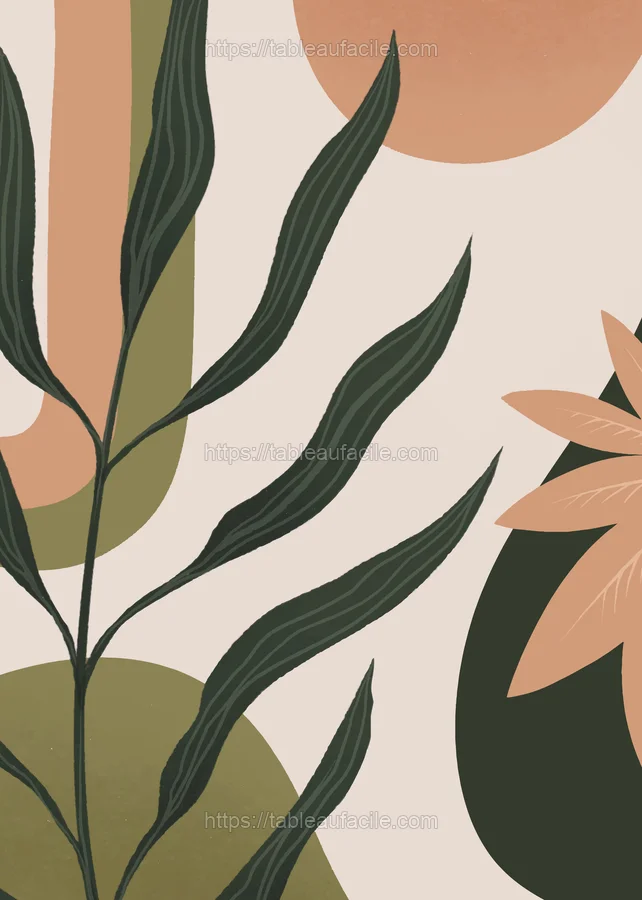 Boho Abstract Print (146) apercu