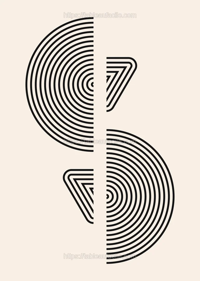Boho Abstract Print (162) apercu