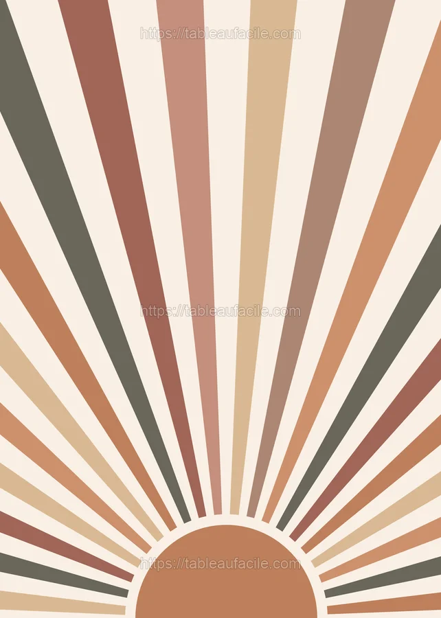 Boho Abstract Print (177) apercu