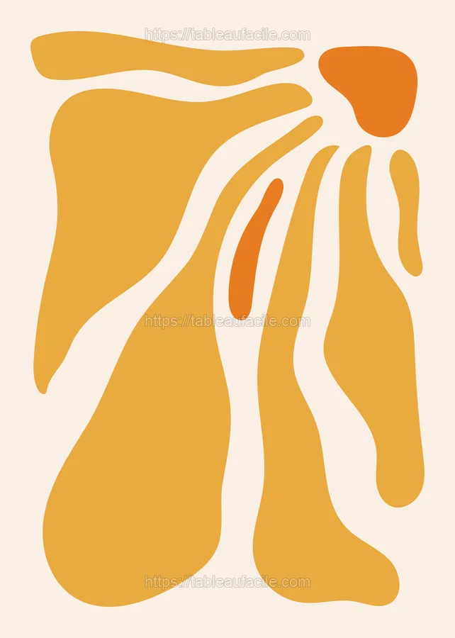 Boho Abstract Print (186) apercu