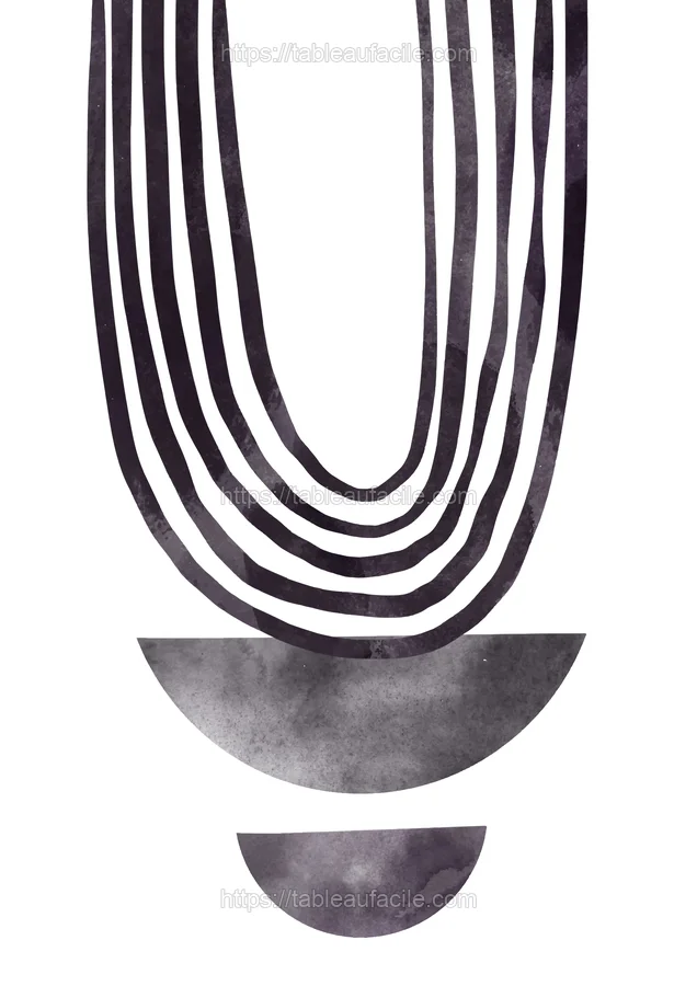 Boho Abstract Print (188) apercu