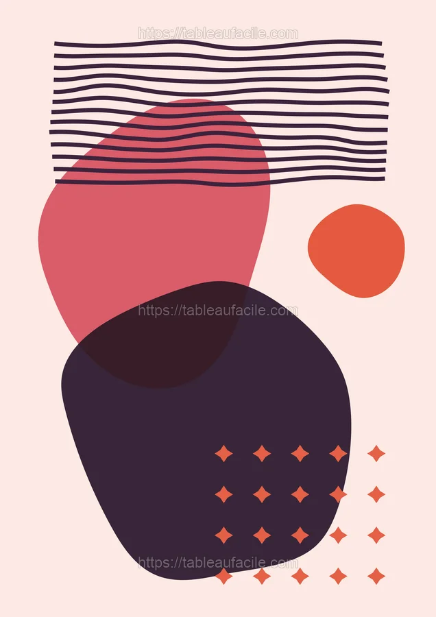 Boho Abstract Print (192) apercu