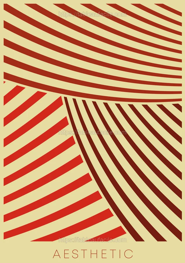 Boho Abstract Print (200) apercu