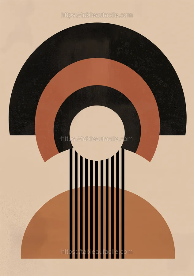 Boho Abstract Print (221) apercu
