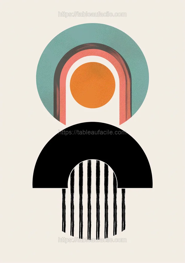 Boho Abstract Print (243) apercu