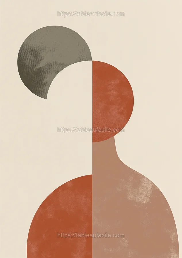 Boho Abstract Print (249) apercu