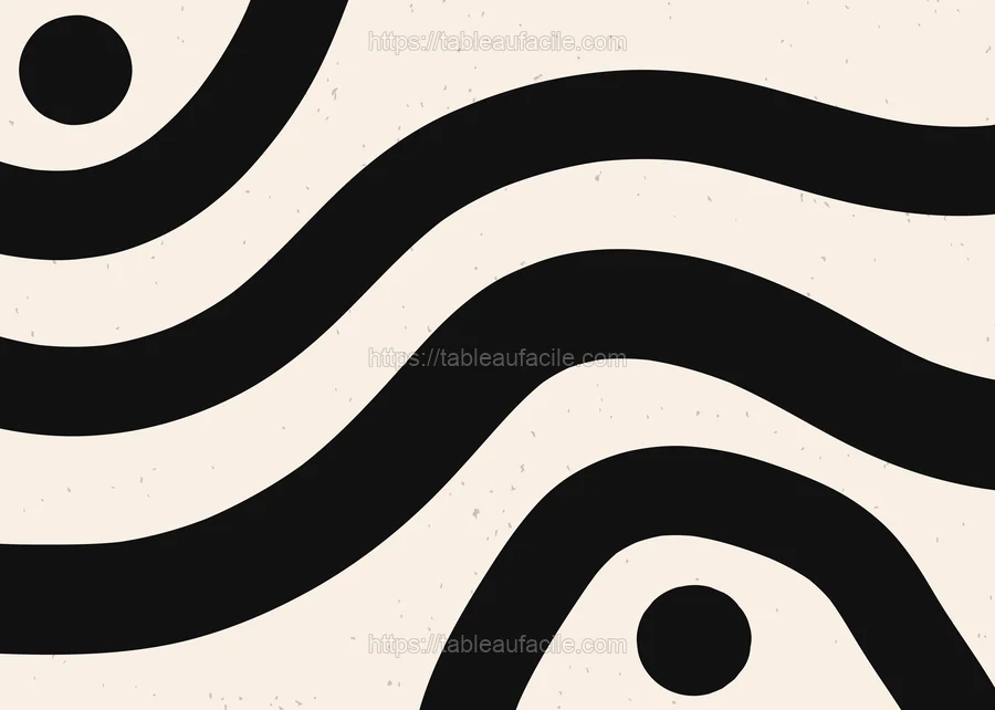 Boho Abstract Print (4) apercu