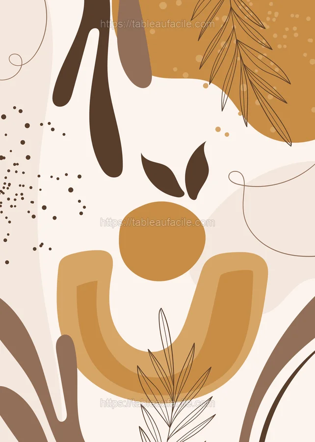 Boho Abstract Print (48) apercu