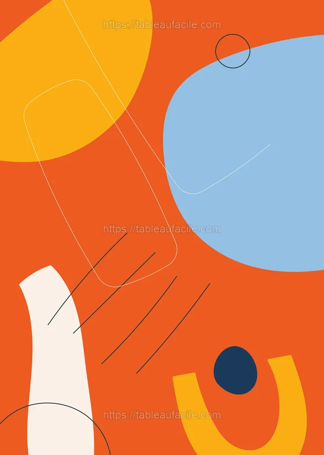 Boho Abstract Print (70) apercu