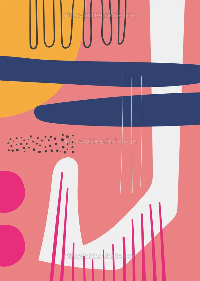 Boho Abstract Print (77) apercu