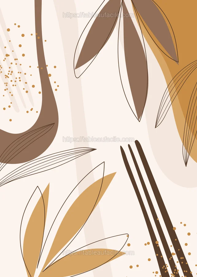 Boho Abstract Print (98) apercu