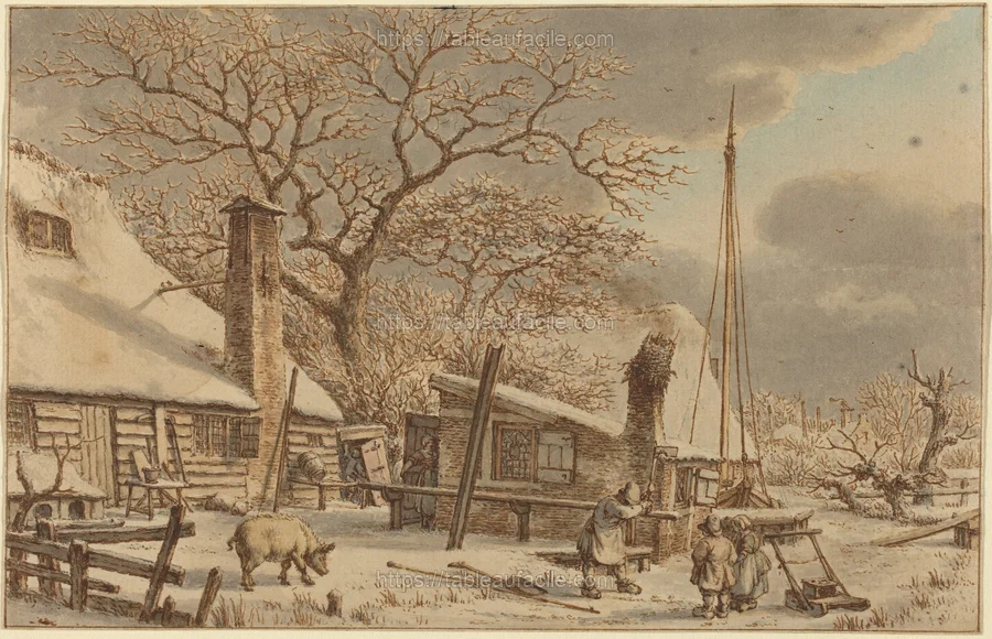 farmyard_in_winter_1964.8.452 apercu