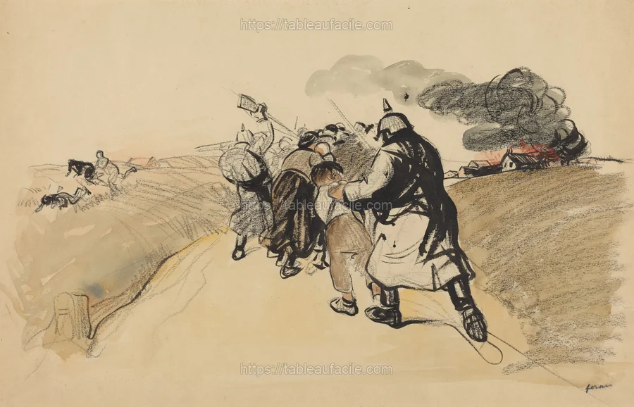 german_raid_on_a_village_1943.3.4027 apercu