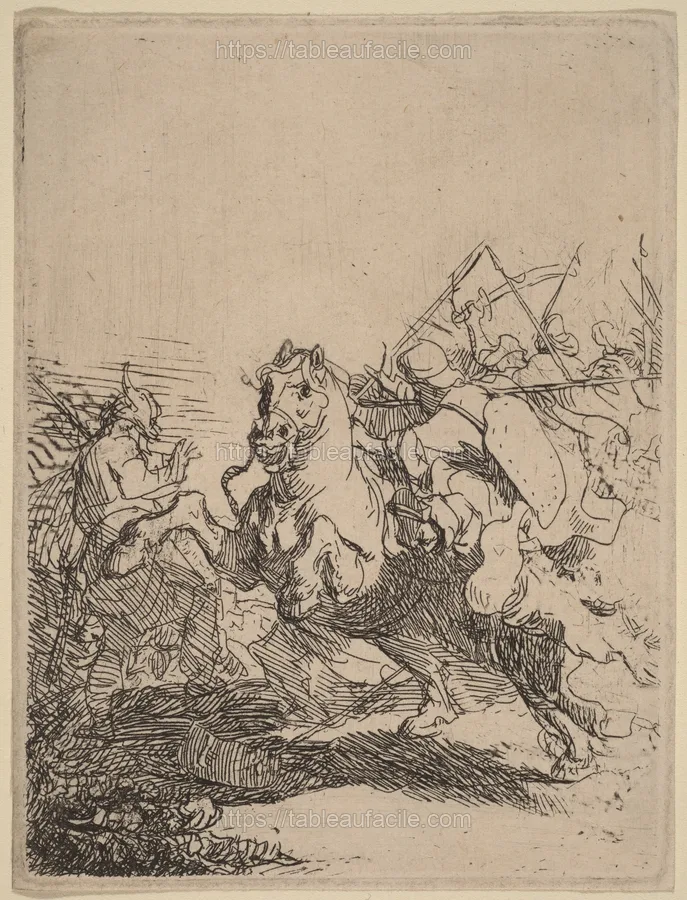 a_cavalry_fight_1943.3.7085 apercu