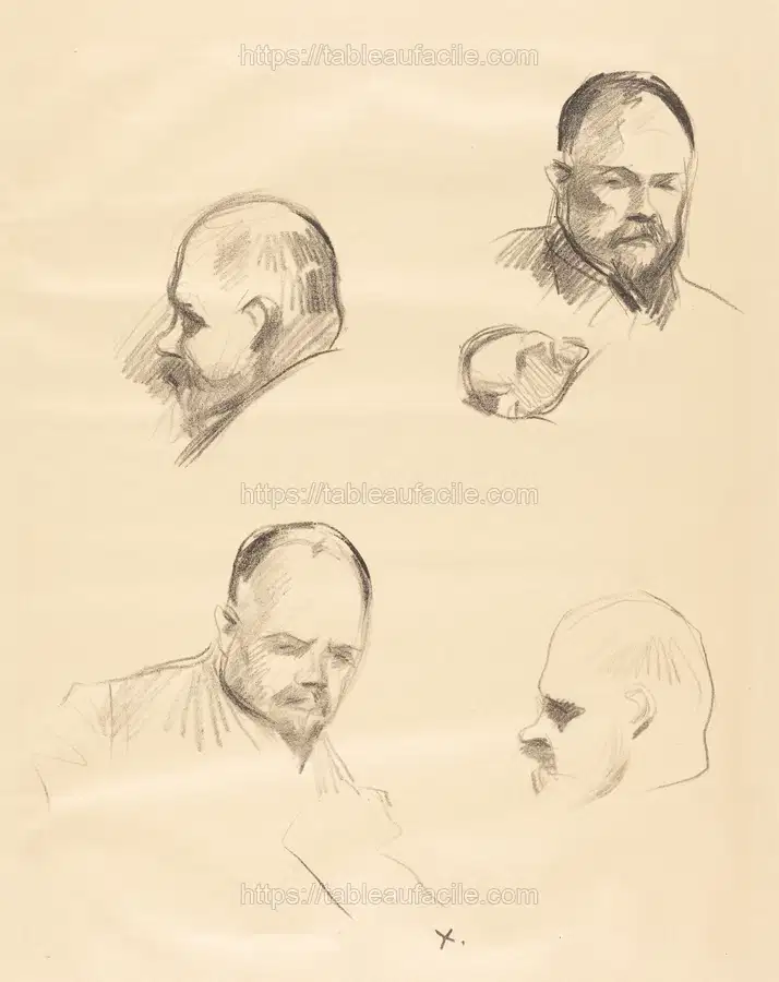 ambroise_vollard,_quatre_esquisses_(ambroise_vollard,_four_sketches)_1943.3.3893 apercu