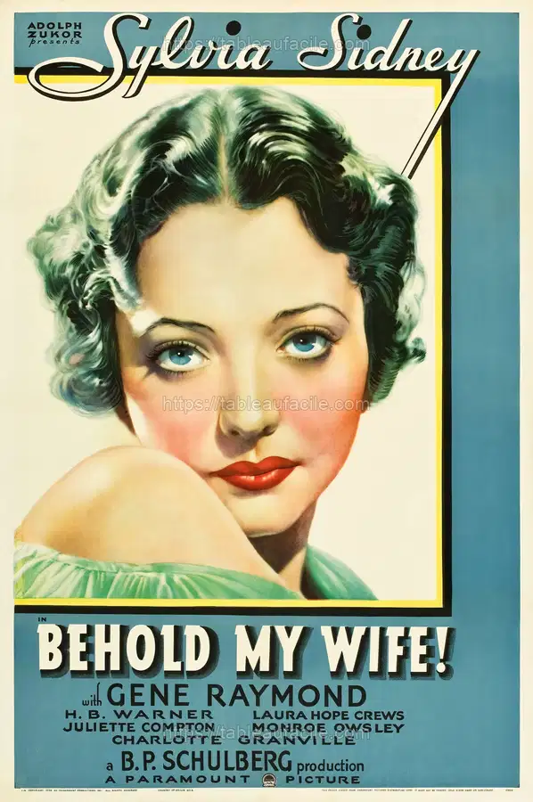 Behold My Wife! (1934) apercu