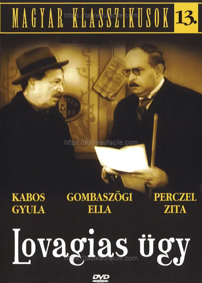 Lovagias ügy (1937) apercu