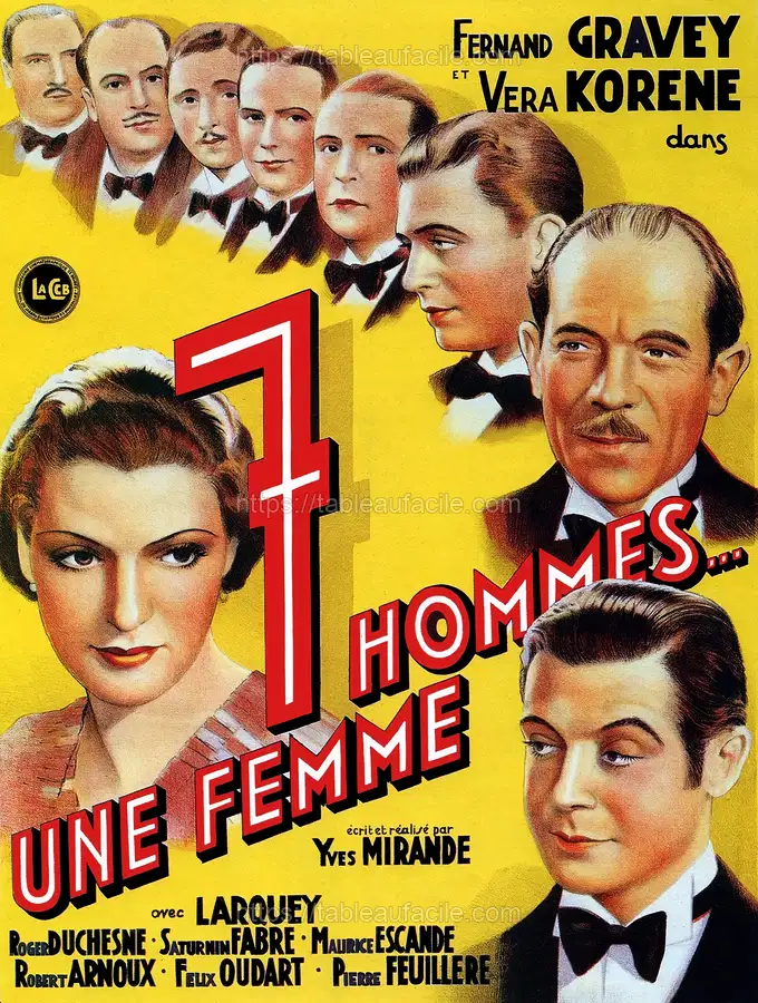 Seven Men, One Woman (1936) apercu
