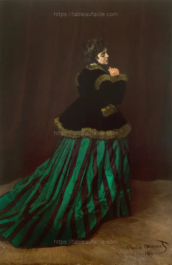 Camille (The Woman in the Green Dress) (1866) apercu