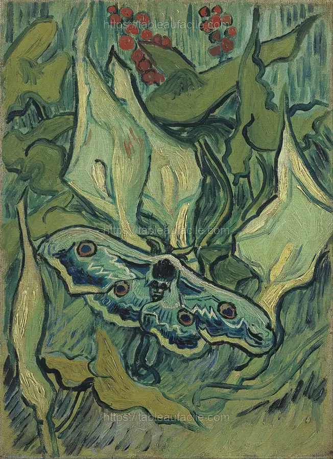 Emperor moth (1889) apercu