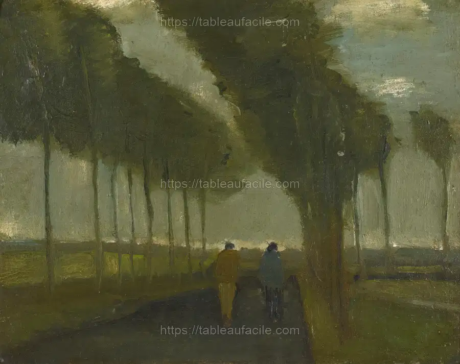 L’allée Aux Deux Promeneurs (1883) apercu