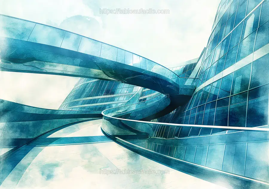 Futurism building Water color 2 apercu