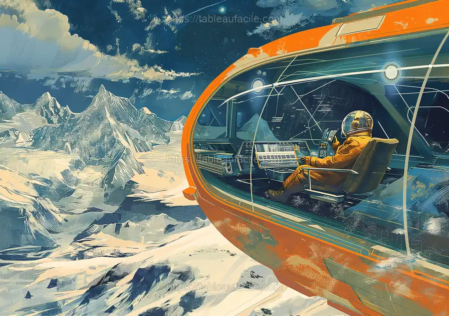 Futurism of travel Poster painting 2 apercu