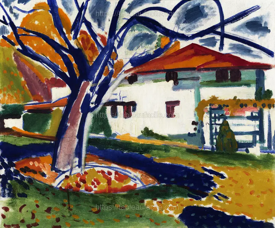 Blue Trees (1915–1916) Henry Lyman Sayen apercu