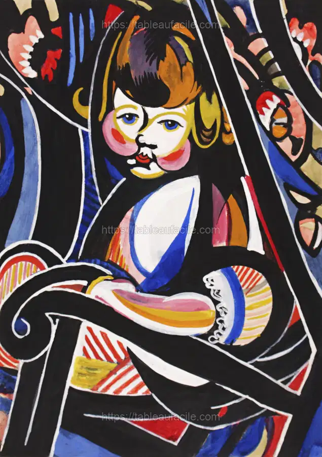 Child in Rocker (ca.1916)  Henry Lyman Sayen apercu