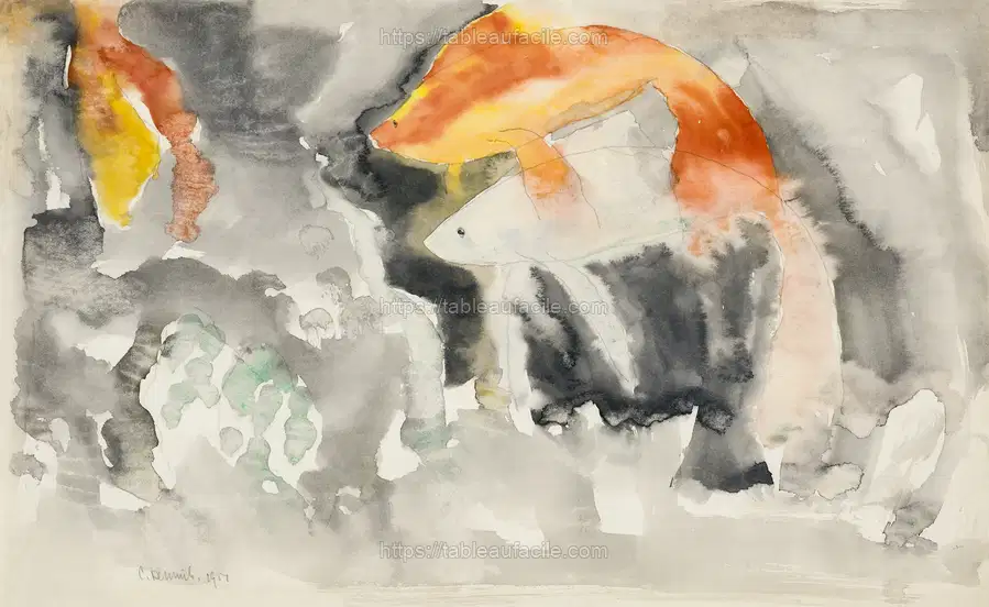 Fish Series, No. 5 (1917) Charles Demuth apercu
