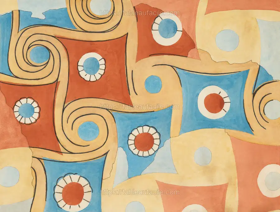 Ceiling Patterns from the Palace of Amenhotep III, Malqata by William J. Palmer-Jones apercu