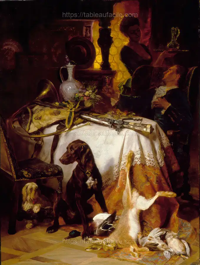 After the Hunt (1870) apercu