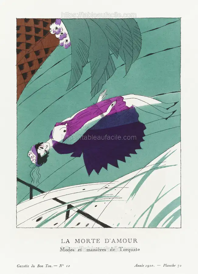 La morte d_amour Modes et manners de Torquate (1920) Charles Martin apercu