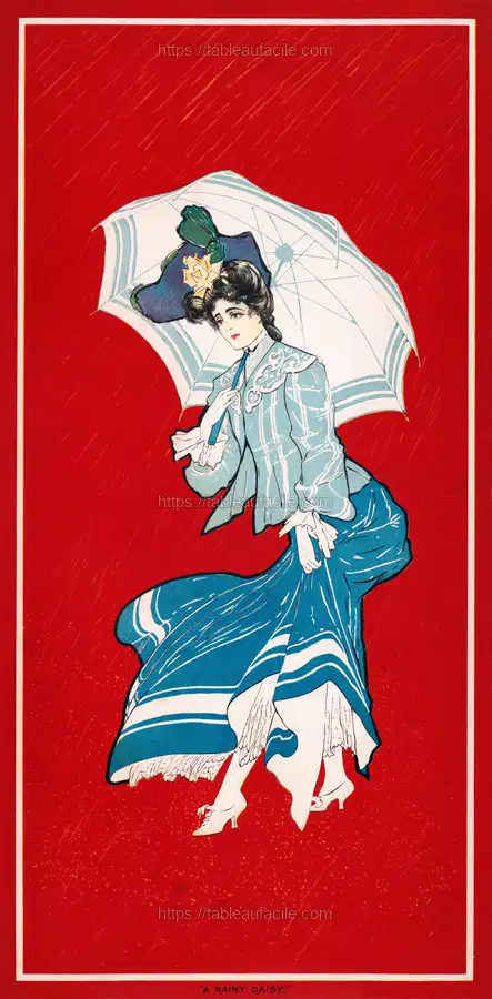 A Rainy Daisy (1905) by Gray Lith apercu