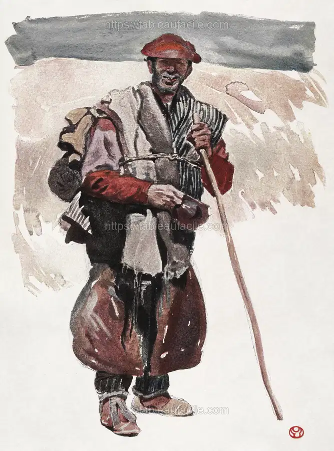 A Spanish tramp (1911) by Edward Penfield apercu