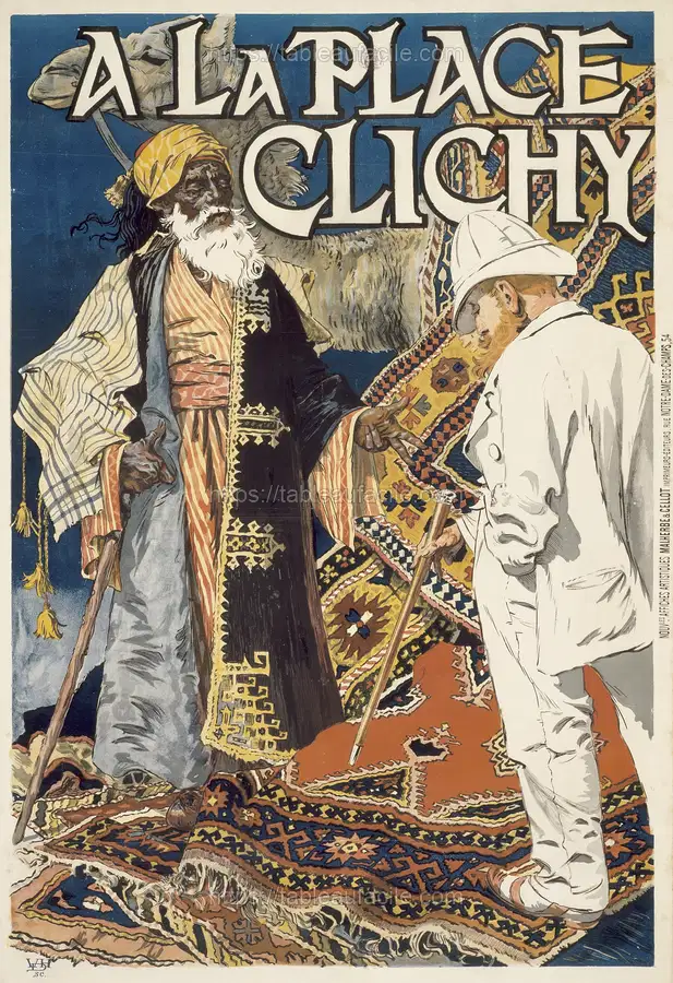 A la Place Clichy by Eugène Samuel Grasset apercu
