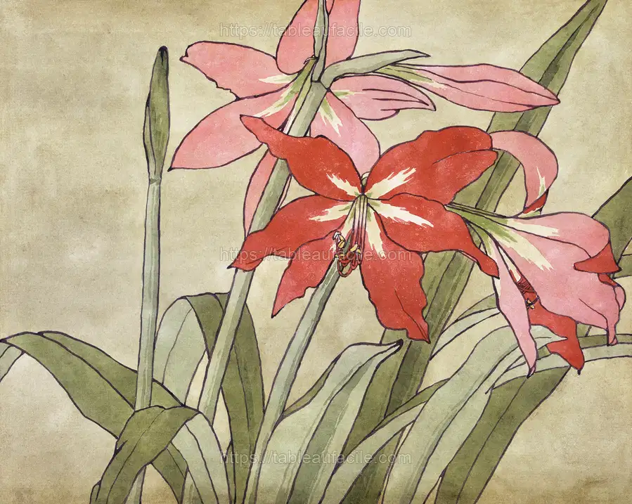 Amaryllis (1915) by Hannah Borger Overbeck apercu