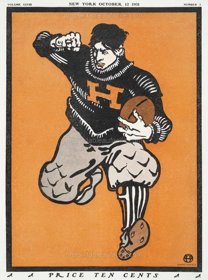 American football player (1901)  by Edward Penfield apercu