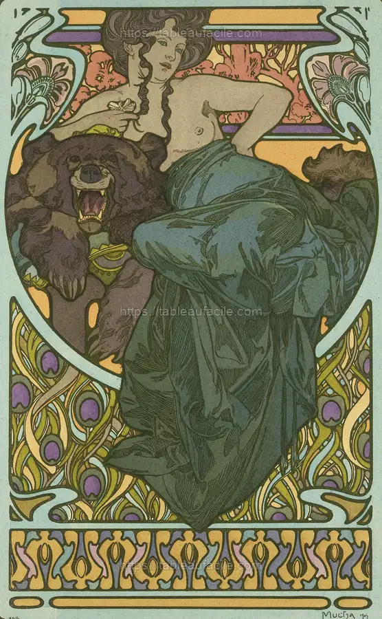 Untitled (1902)  by Alphonse Mucha apercu