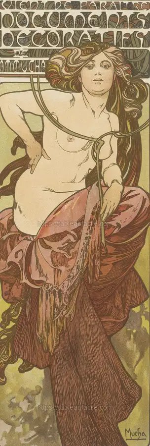 Untitled by Alphonse Mucha 2 apercu