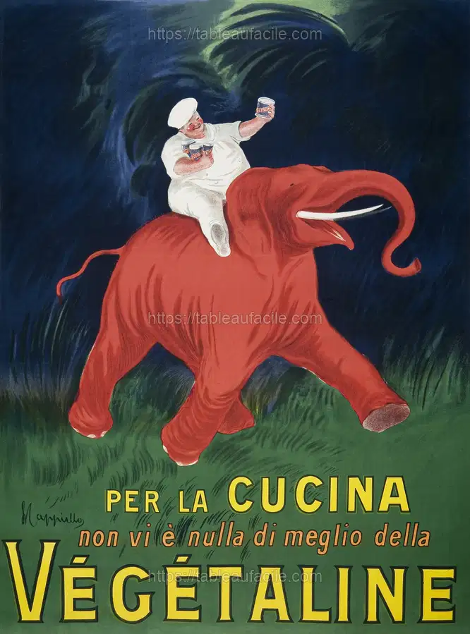 Vegetaline (1910) print by Leonetto Cappiello apercu