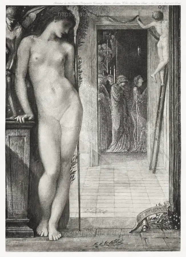 Venus Epithalamia (1871)from the portfolio The Work of E. Burne–Jones by Sir Edward Burne–Jones apercu
