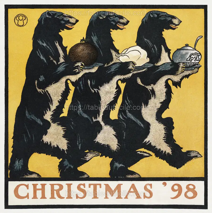 Vintage Christmas _98 (1898)  by Edward Penfield apercu