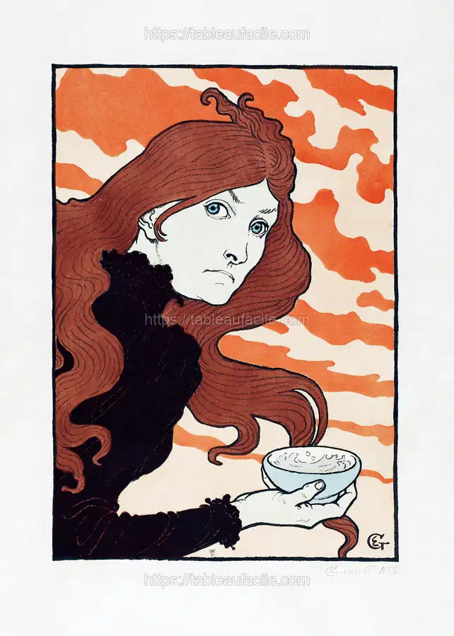Vitrioleuse (The Acid Thrower), (1894) by Eugène Samuel Grasset apercu