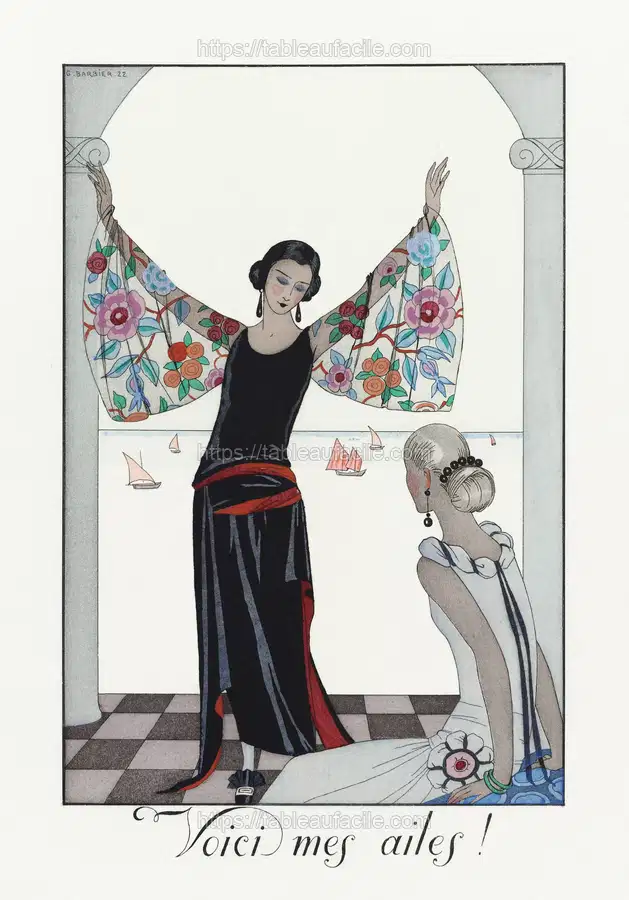 Voici mes ailes! (1923) by George Barbier apercu